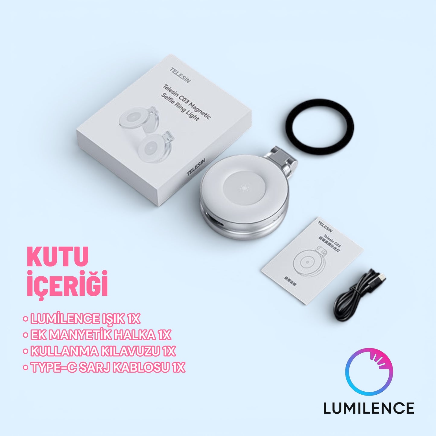 Lumilence MagSafe LED Selfie Işığı